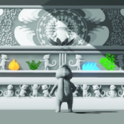 Color Thief: Chameleon Temple: 3DsMax, Unity